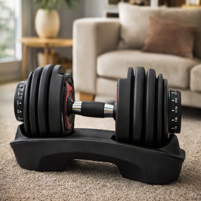 HALTERES - FitnessAdjustableSteelDumbbell™